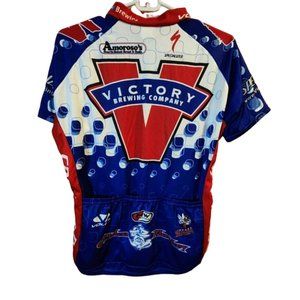 Specialized Victory Brewing Company Men's Cycling Jersey - Blue and Red